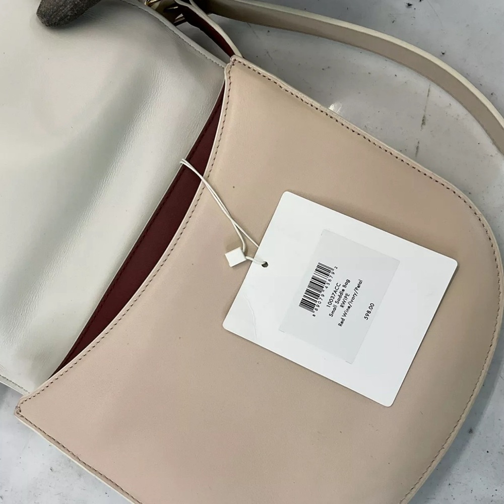 NWT Diane von Furstenberg Leather Saddle Bag - Picture 4 of 12